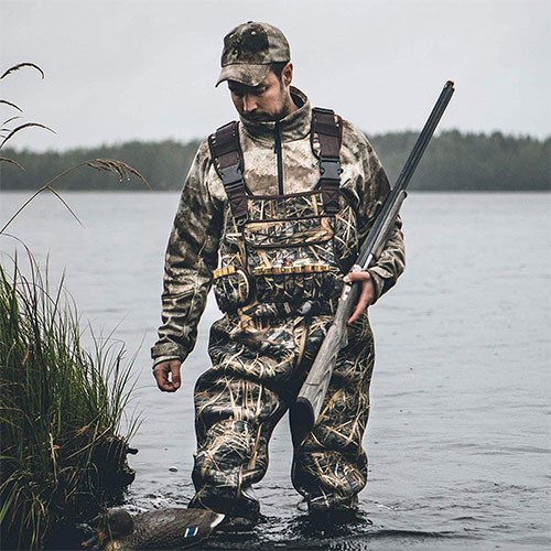 Chest Waders with Boots Hanger for Men, Camo Waterproof Fishing ...