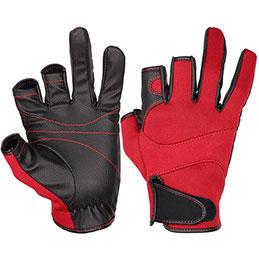 3 Cut Finger Fishing Gloves